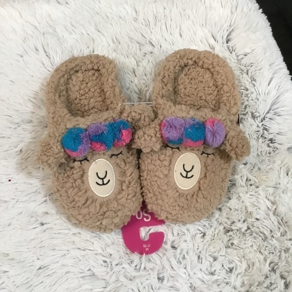 So Llama slippers size medium 7/8  NWT - Picture 2 of 11